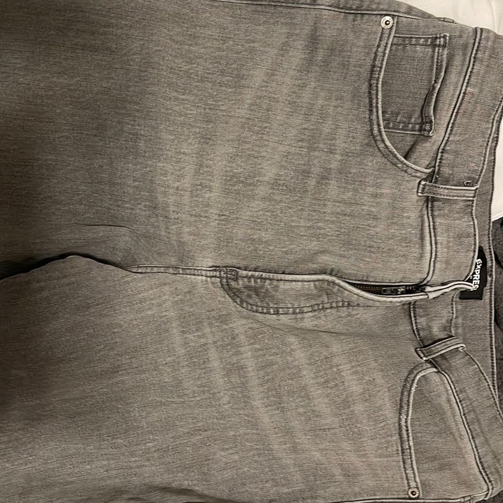Grey jeans